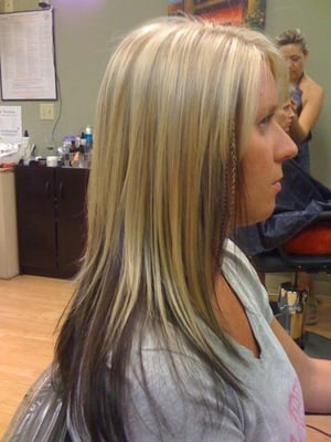 Blonde Highlights with Brown Underneath Blonde Highlights with Brown Underneath
