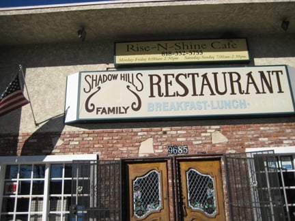 Rise N Shine Cafe Shadow Hills Rise N Shine Cafe Shadow Hills