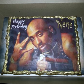 My brother s Tupac cake.