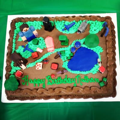 Minecraft Birthday Cake Near Me Minecraft Birthday Cake Near Me