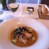 Poached rough-eye snapper...