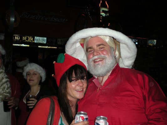Pasadena Drunken Santa Pub Crawl